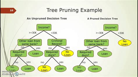 Decision Tree Pruning Algorithm