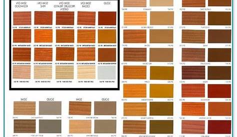 Deck Wood Stain Colors Home Depot Color Chart Improvement