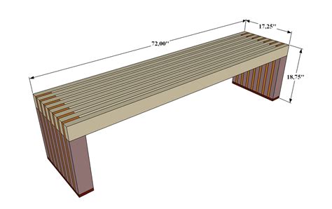 Deck Bench Height And Width