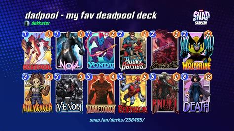 Here Deck Deadpool Marvel Snap Updated