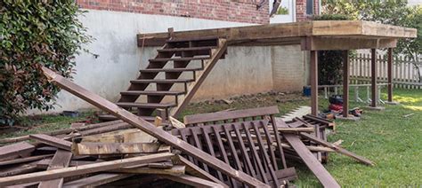 deck demolition and removal cost