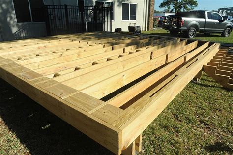 Deck Framing For Picture Frame