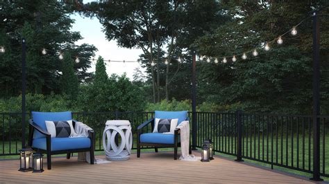 Deck Post Extension For Lights