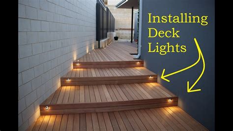 Deck Post Light Installation