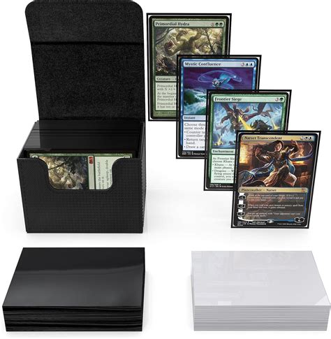 MTG EDH Commander Deck Box w/ 2 toploader slots Partner Etsy