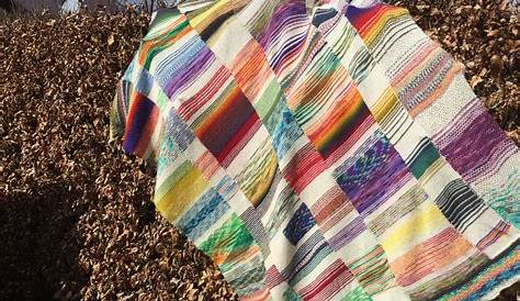 Decke aus wollresten für Monja | Wolldecke stricken, Loop stricken