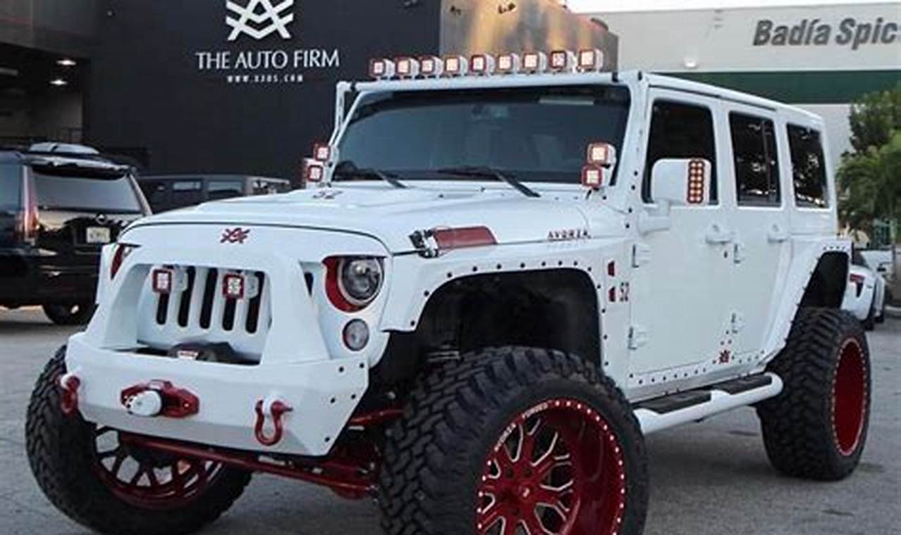 decked out jeep wrangler for sale