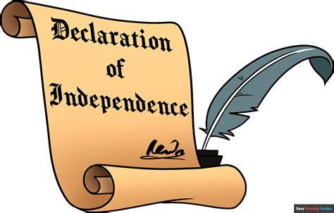 Declaration of the independence of the United States Drawing by