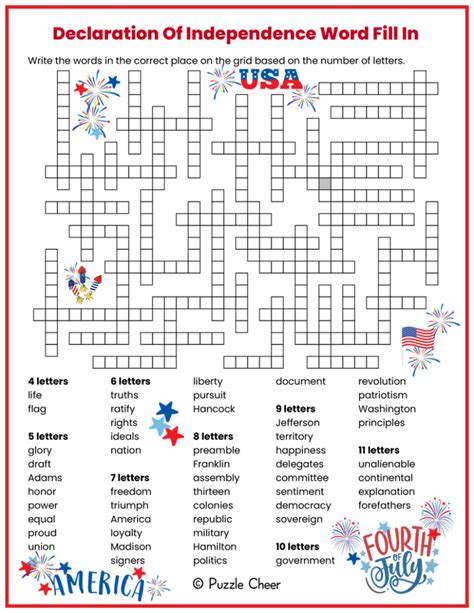 Incredible Declaration Of Independence Puzzle 2023