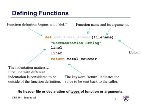 declare function in python