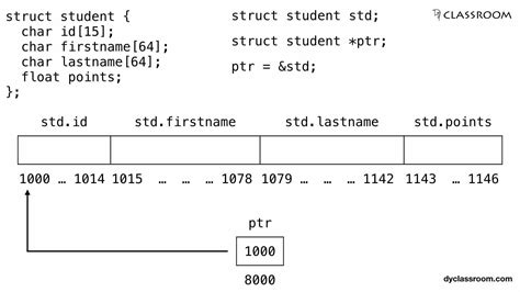 declare function pointer in struct c