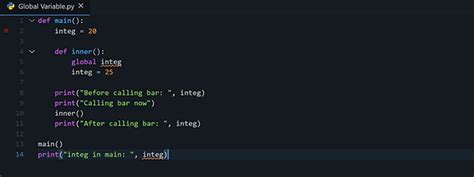 declare global variable in python class