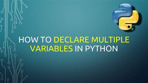 declare multiple variables python in one line