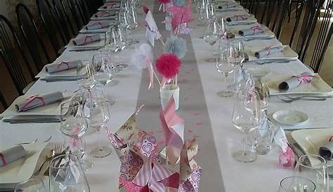 Décoration pour baptême et petite communion thème rose