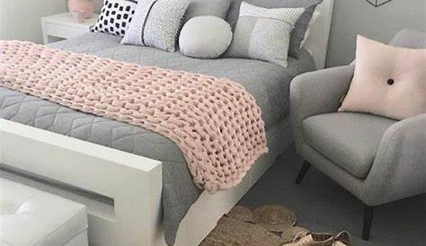 1001 Conseils Et Idees Pour Une Chambre En Rose Et Gris Sublime Idee Deco Chambre Deco Chambre Blanche Deco Chambre