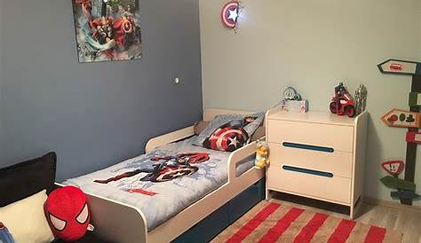 Superhero toddler boy bedroom Batman superman flash Spider