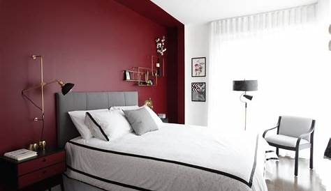 Des décorations de chambres passionnantes en rouge et gris