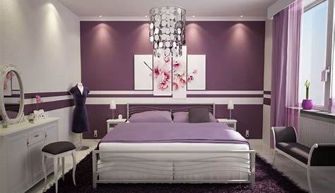 Deco Chambre Violet Et Blanc épurée Bois In 2020 Luxury Bedroom