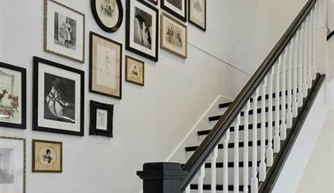 Escalier peint blanc noir Escalier peint, Escalier