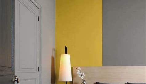 Deco Gris Et Jaune Chambre Idee Idée De Déco