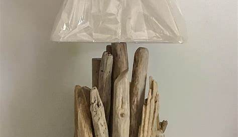 Lampe en bois flotté et ampoule Edison, Vendue, Devis sur