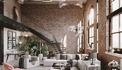 Deco Loft Contemporain Un Au Style Avec Jardin Dans Une