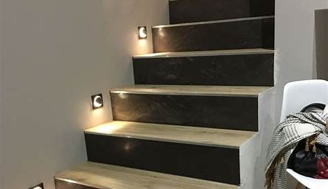 Deco Lumiere Escalier Rotatif Lustre Conique Tube Noir LED Ilot De