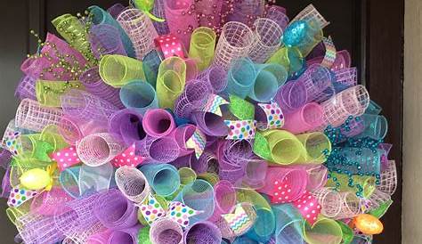 Deco Mesh Easter And Spring Decorations