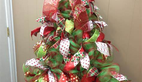 Deco Mesh Ribbon On Christmas Tree How To rate A With Cool