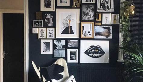Deco Mur Noir Salon Déco Maison, Déco Séjour, Idée Déco Maison