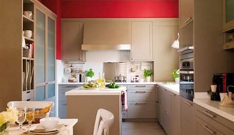 Peinture murale cuisine rouge Atwebster.fr Maison et