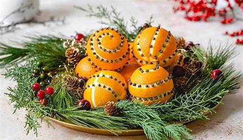 Deco Orange Clous De Girofle Centre Table Noël Original En 30 Photos à Chacun Son