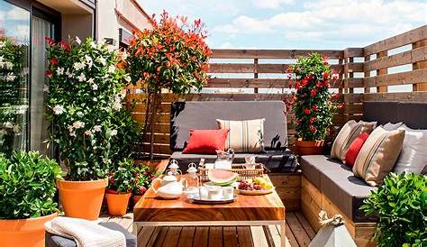 Deco Petite Terrasse Exterieur Apportez Du Confort Sur Votre Balcon Ou Votre Terrace Senhoras e Patio Rustique