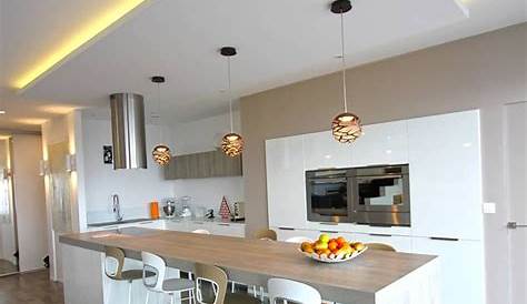 Deco Plafond Cuisine Moderne s Et Murs De Bois 4 Style à Découvrir Pour Votre