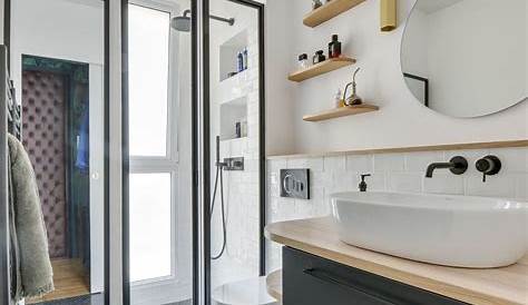 Idée décoration Salle de bain salle de bain grise avec