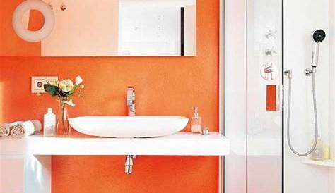 Salle de bain orange 54 idées pour inspirer votre déco