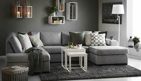 Decoration salon sol gris Design en image