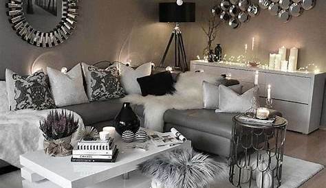 Decoration salon blanc gris beige Design en image