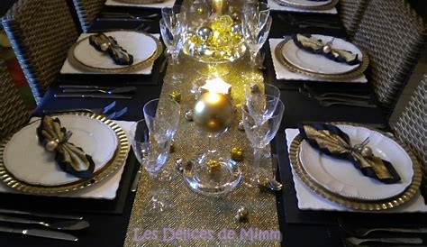 Deco Table Noel Noir Et Dore De Fête Or Déco Pinterest Black