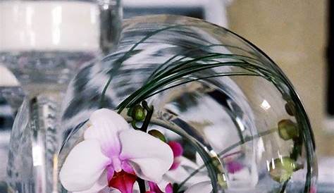 déco table mariage avec une orchidée Orchid centerpieces