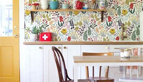 Deco Tapisserie Cuisine 1001 Idees Pour Transformer Son Interieur Avec Un Le De Papier Peint Papier Peint Murs De La