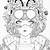 decora anime girl coloring pages