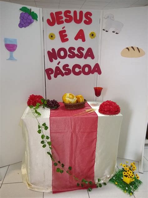 decoração de páscoa cristã