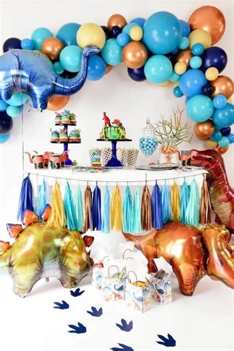 Decoracin Globos Dinosaurios