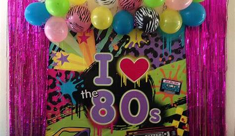 decoracion fiestas de los 80 - Buscar con Google | Fiestas 40