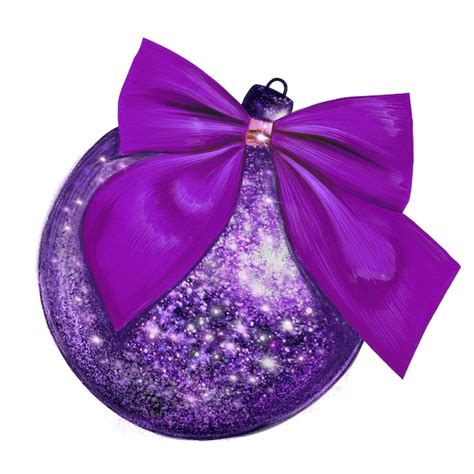 Decoracion Navidea Morada