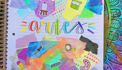 20 Ideas Fantasticas Creativas Cuadernos Caratulas De Artes Plasticas