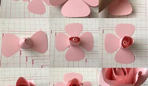 Cómo hacer flores de papel fáciles paso a paso