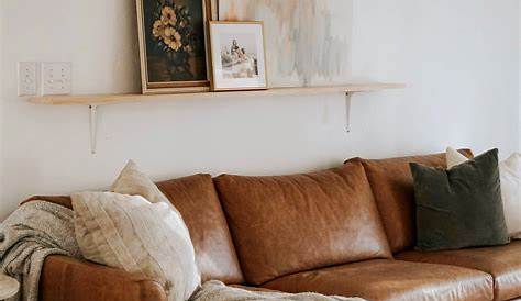 Decorate For Spring With A Leather Sofa