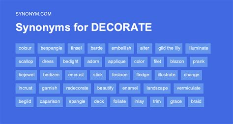 Decorate Of Synonym